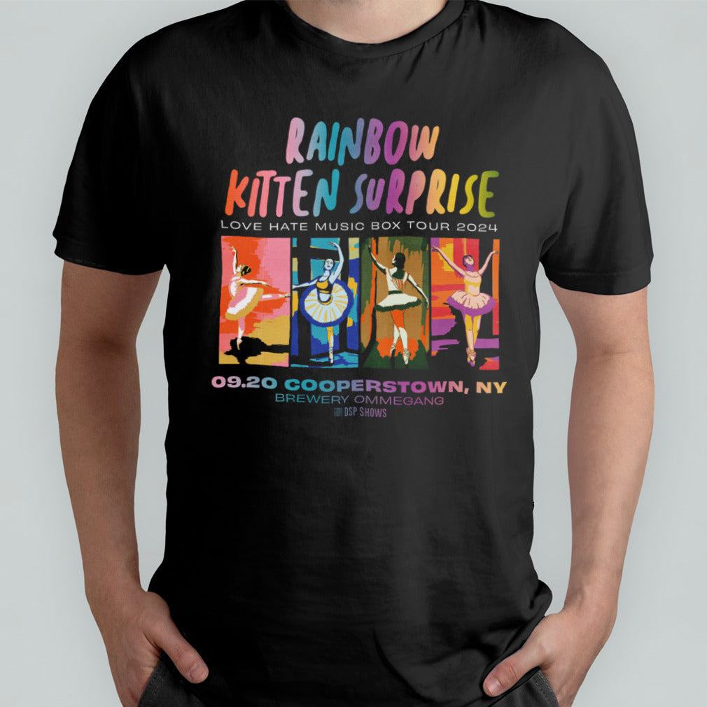 Rainbow Kitten Surprise Love Hate Music Box Tour 2024 shirt