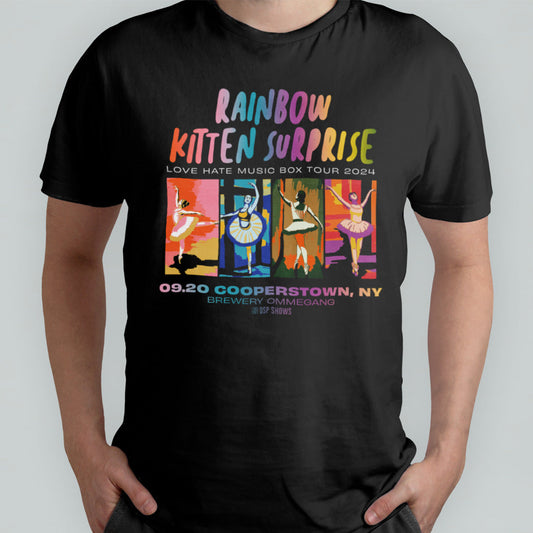 Rainbow Kitten Surprise Love Hate Music Box Tour 2024 shirt