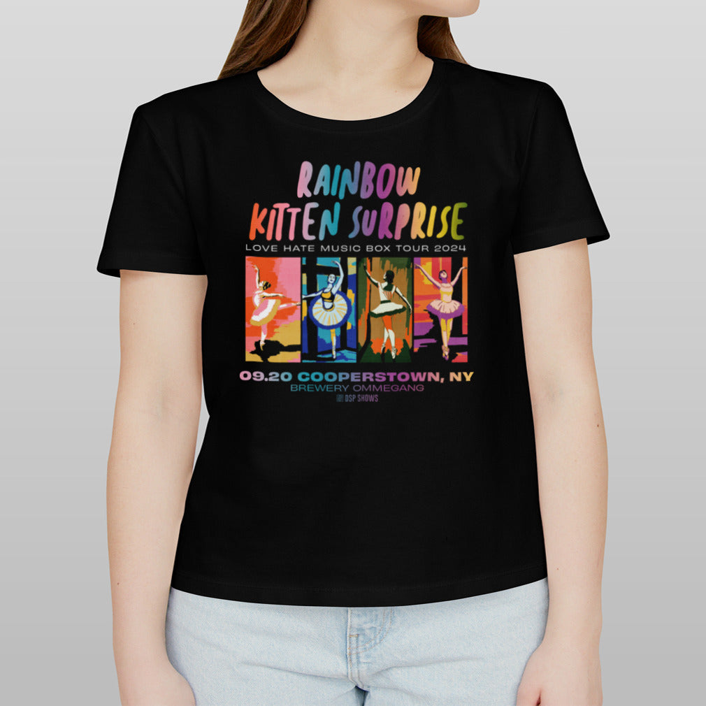 Rainbow Kitten Surprise Love Hate Music Box Tour 2024 shirt