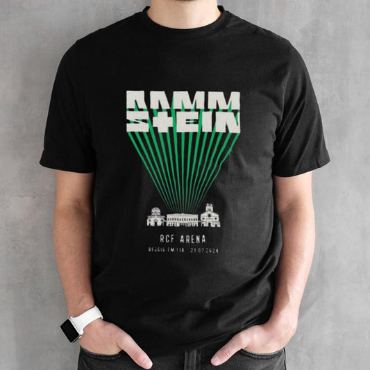 Rammstein Europe Stadium Tour RCF Arena, Reggio Emilia 2024 Event shirt