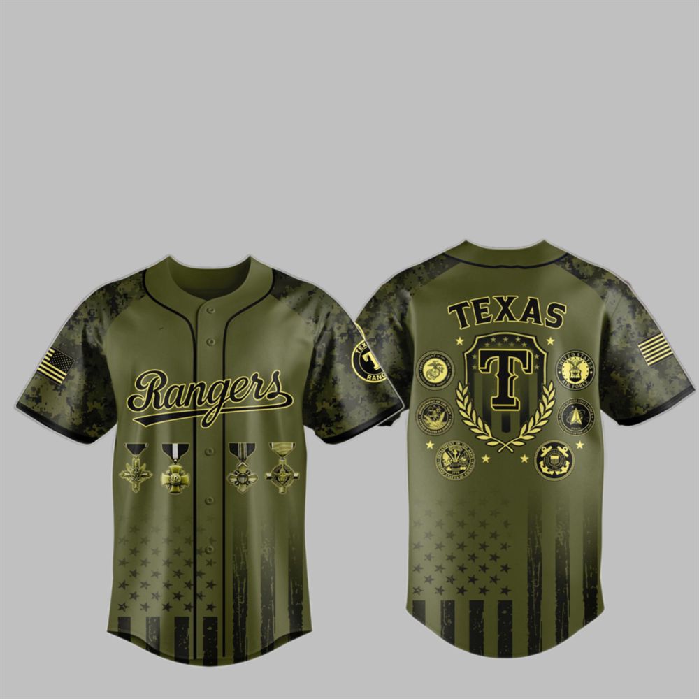 Rangers Military Appreciation Month Special Jersey 2025 - Grishko.com