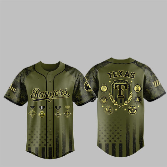 Rangers Military Appreciation Month Special Jersey 2025 - Grishko.com