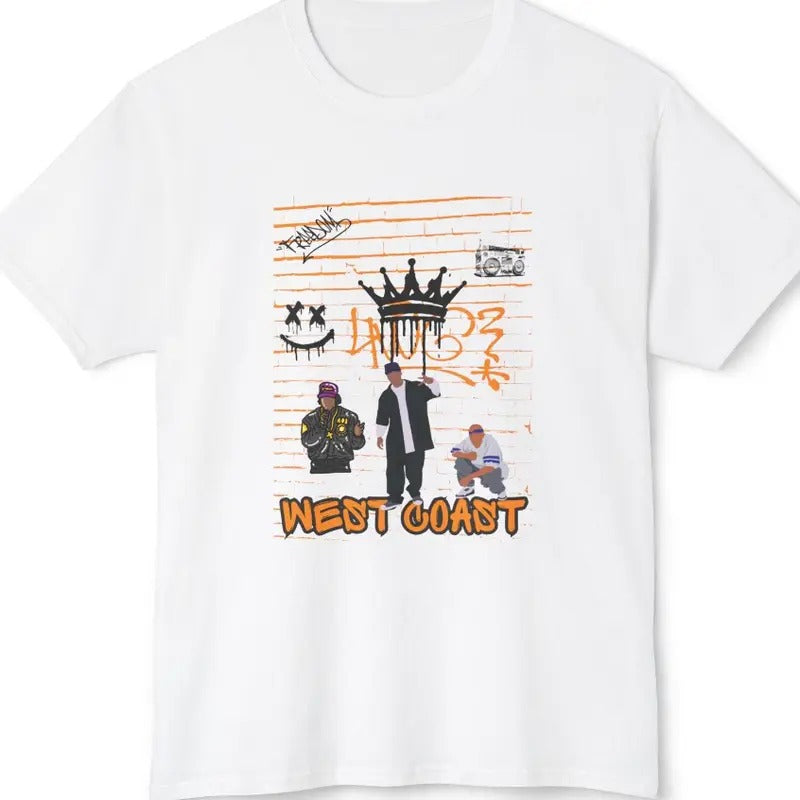 Rap Shirt Hip Hop T-Shirt Vintage 90s Shirt Music Shirt, Cotton T-Shirt, Crew Neck T-Shirt, Gift for Him, Gift for Her, Womenswear Top