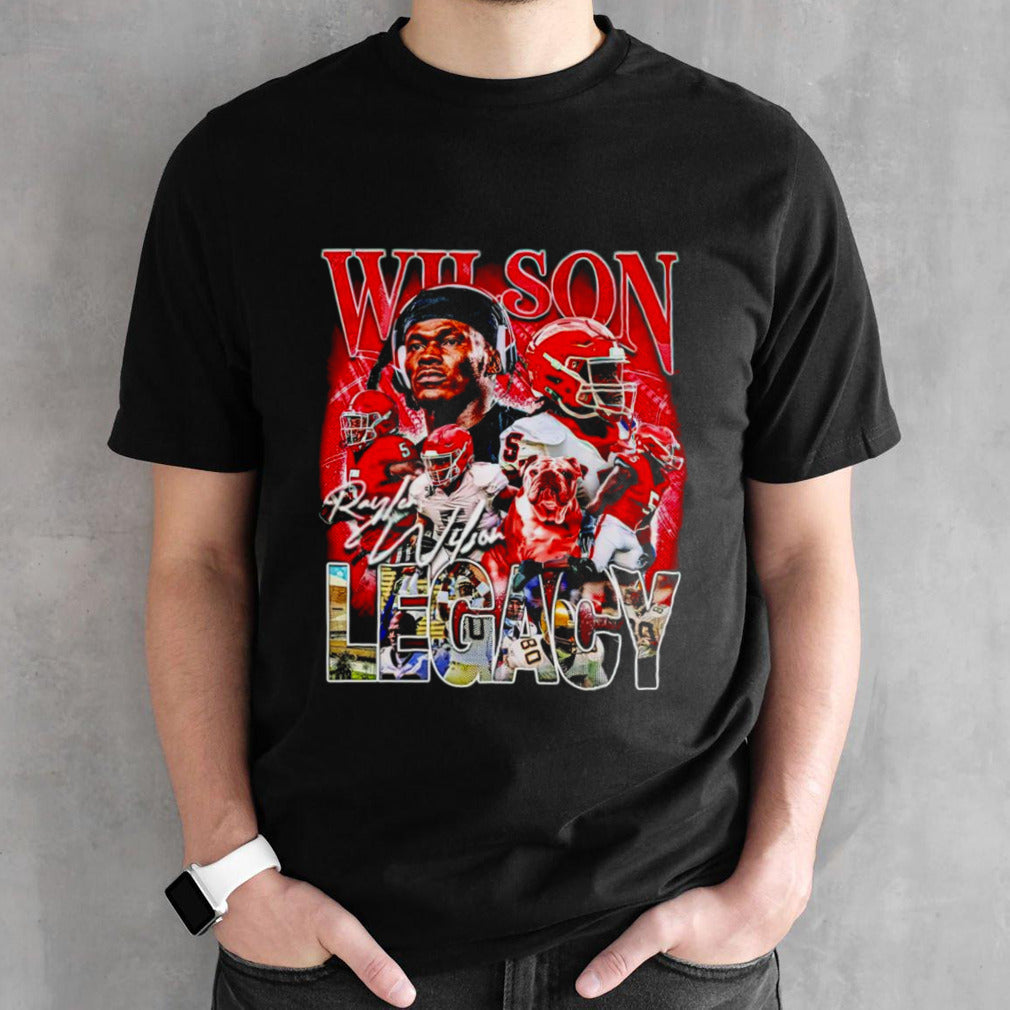 Raylen Wilson Georgia Bulldogs legacy graphics shirts