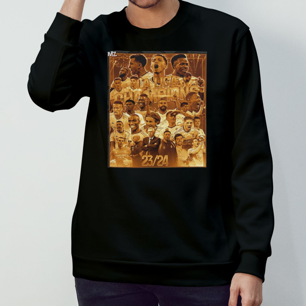 Real Madrid Are Champions Of Spain 2024 La Liga Unisex T-Shirt