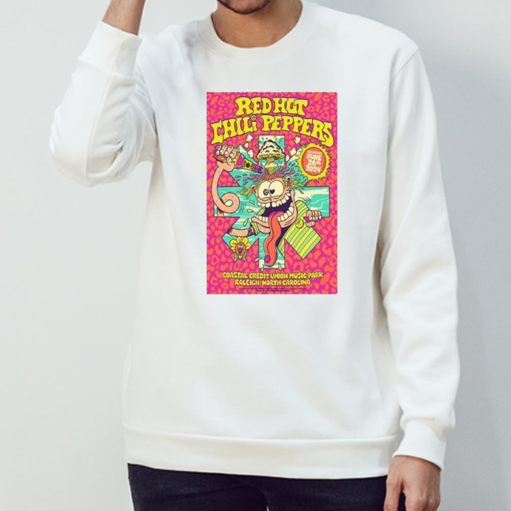 Red Hot Chili Peppers June 26 2024 Walnut Creek Amphitheatre Raleigh NC Poster Shirt