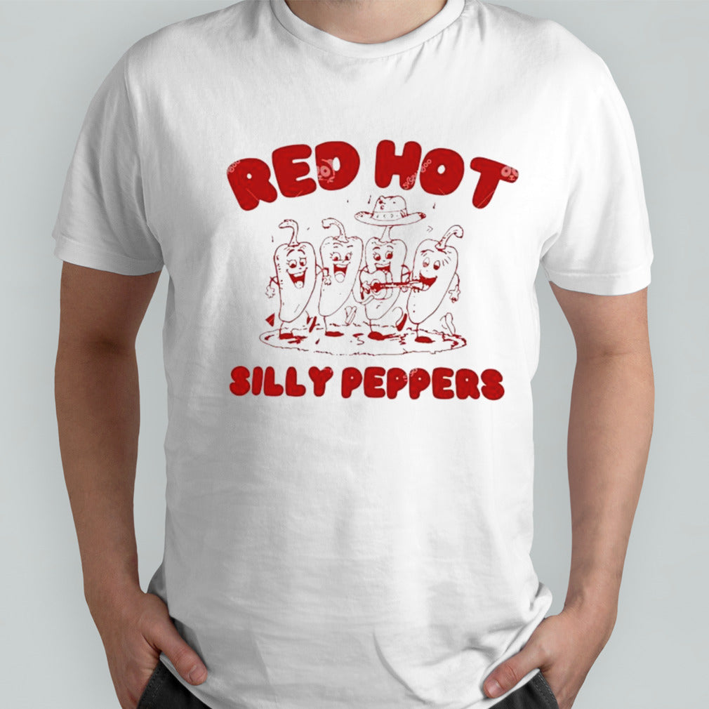 Red Hot Silly Peppers Cute Chili Pepper T-shirt