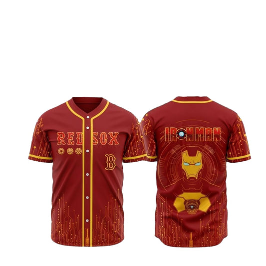 Red Sox Iron Man Jersey 2025 - Grishko.com