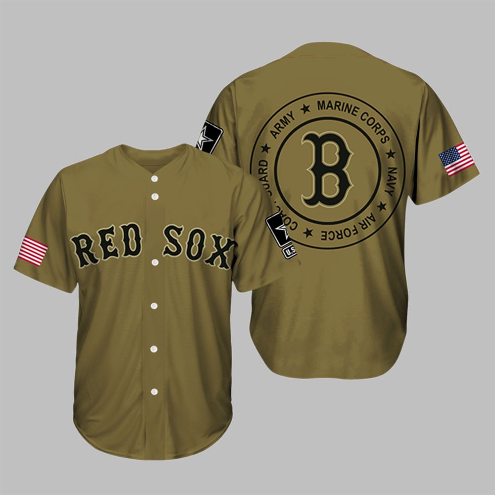 Red Sox Military Appreciation Night 2025 Jersey - Grishko.com