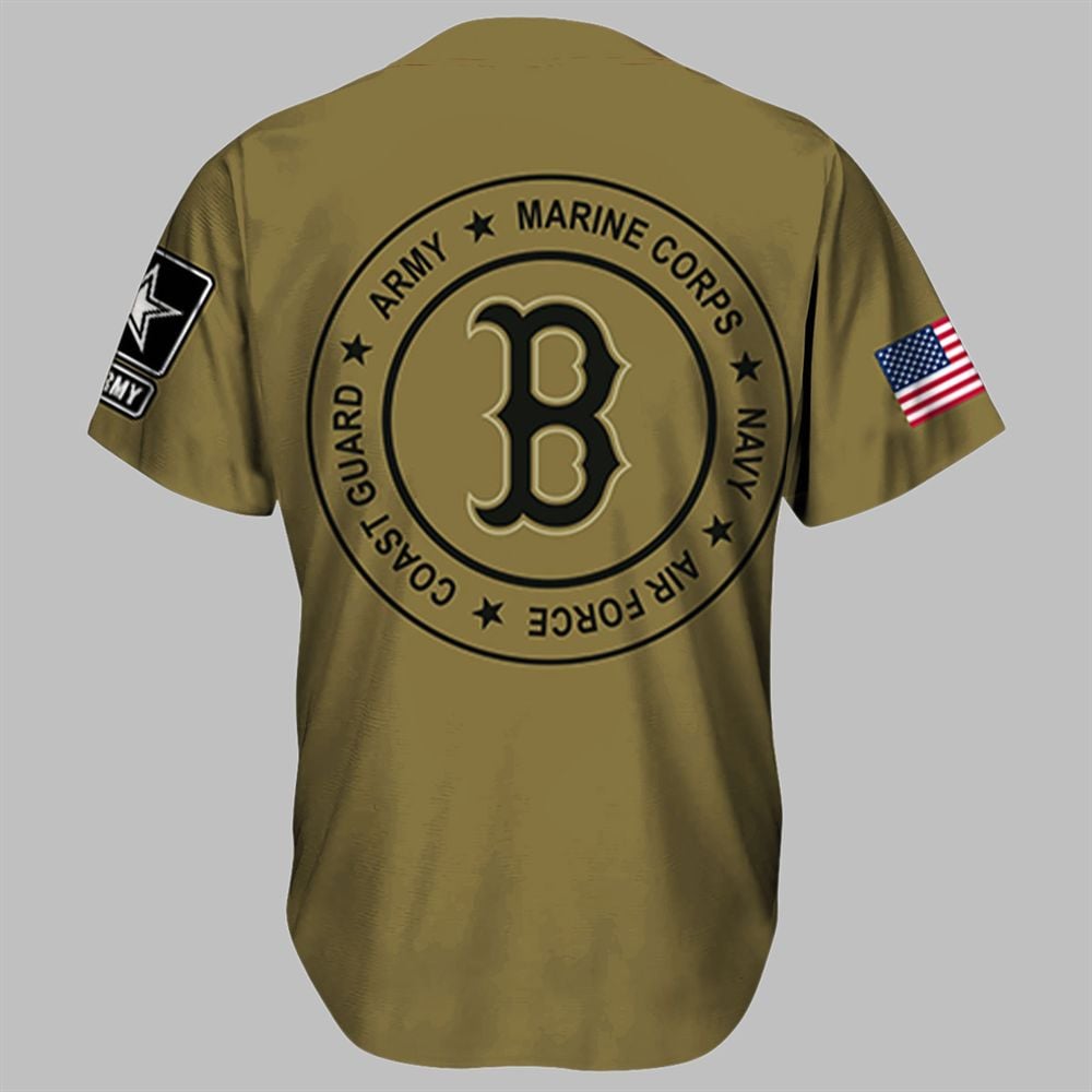 Red Sox Military Appreciation Night 2025 Jersey - Grishko.com