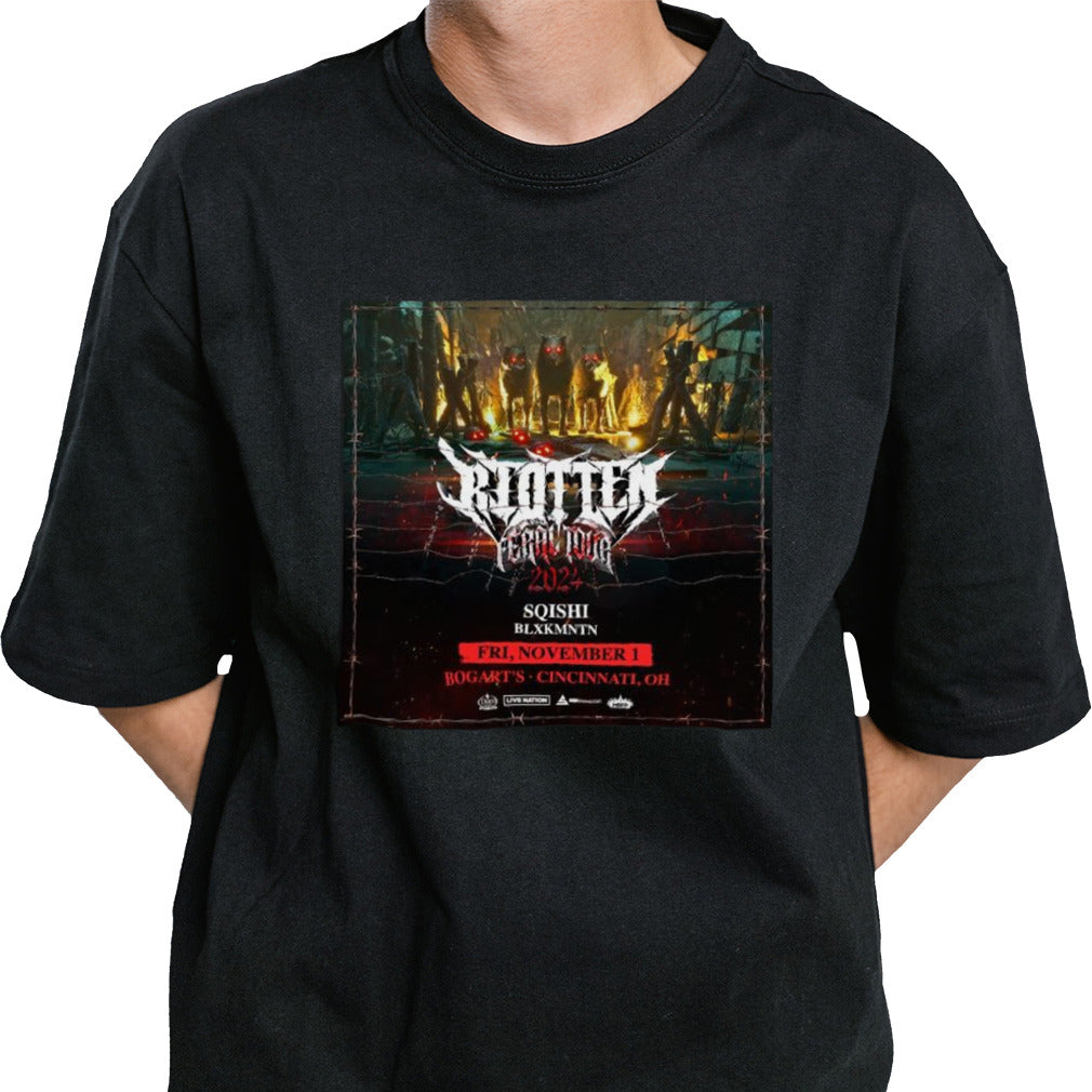 Redteen Feral Tour 2024 Sqlite Blxk Mntn Fri November 1 Bogartâ€™s Cincinnati Og Shirt