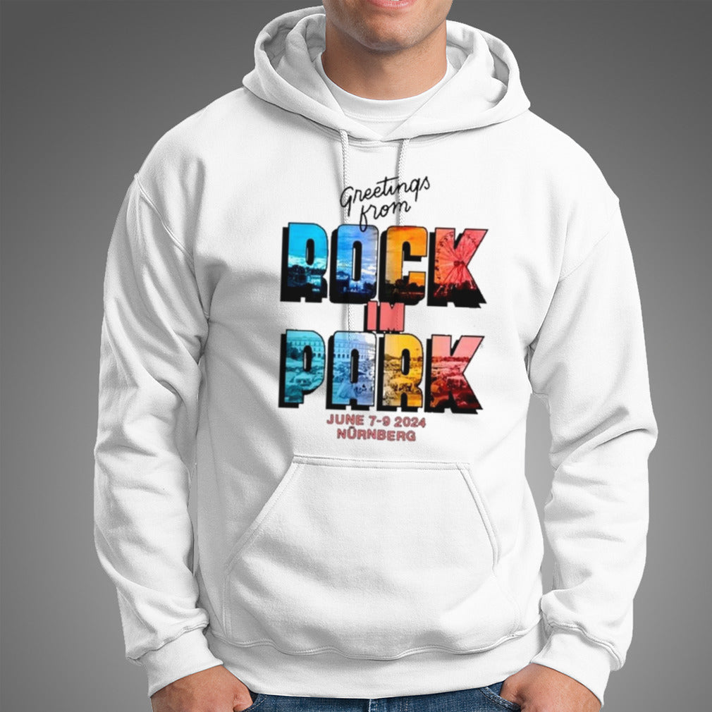 Rock Im Park Vintage Postcard Shirt
