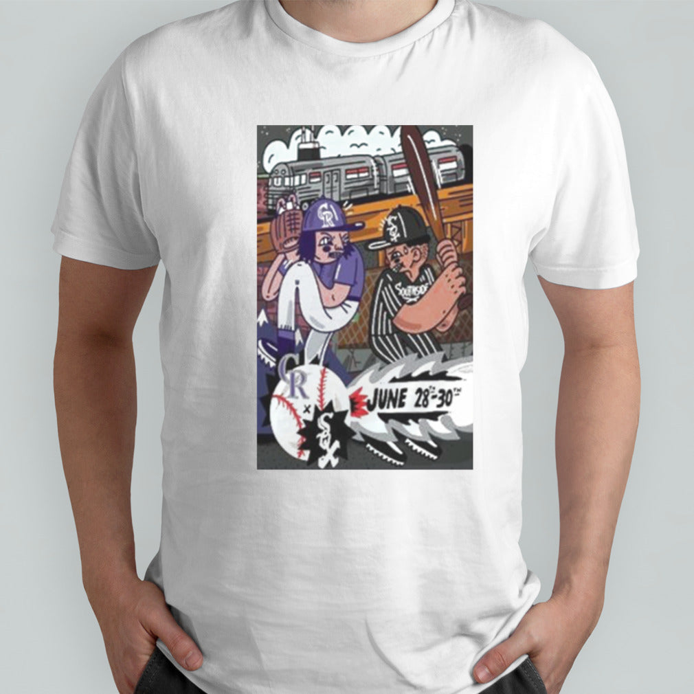 Rockies Vs White Sox In Chicago IL On June 28 2024 Tour Poster shirt