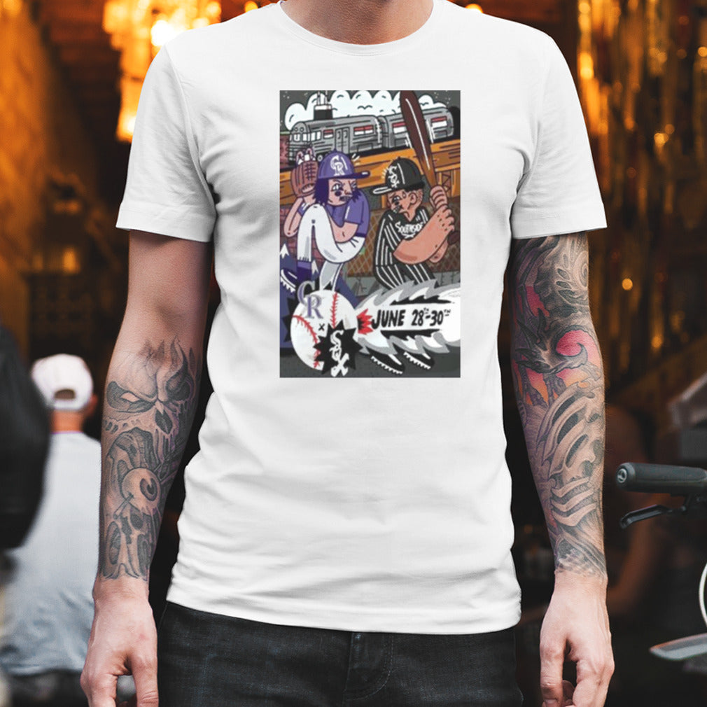 Rockies Vs White Sox In Chicago IL On June 28 2024 Tour Poster shirt