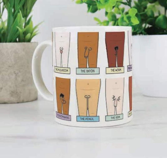 Rude Willy Penis Mug Offensive Mug Adult Humour Cock Novelty Gift, Graphic Tees, Funny Coffee Mug Gift