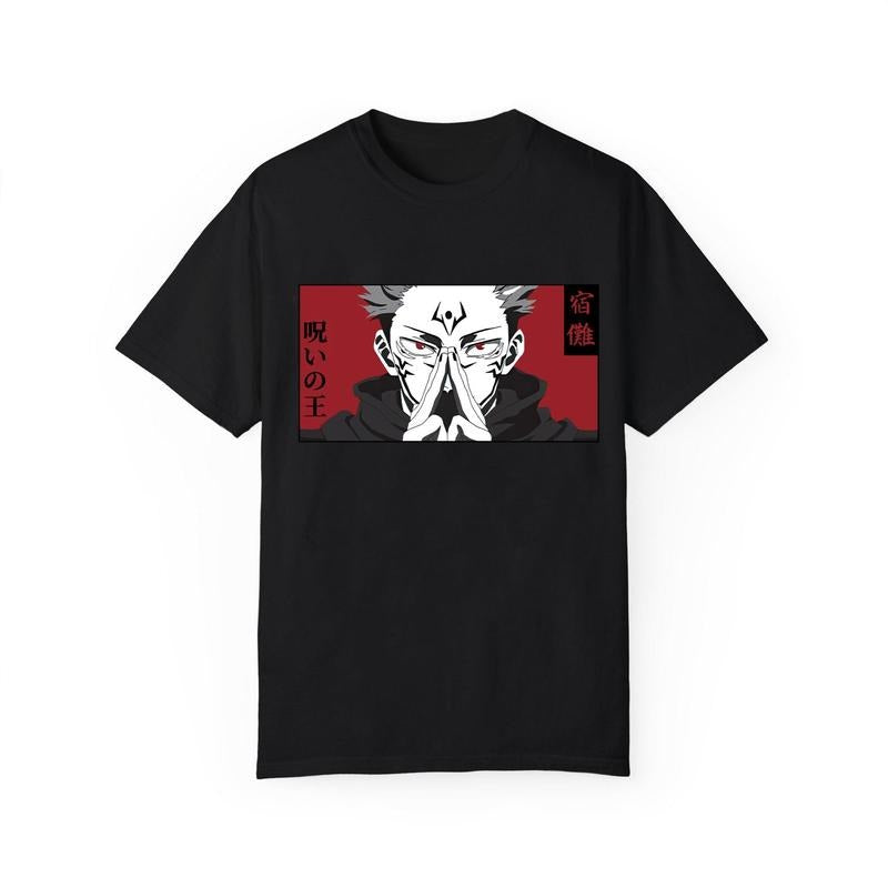 Ryomen Sukuna T-Shirt, Sukuna Stare , Anime Manga , Megumi