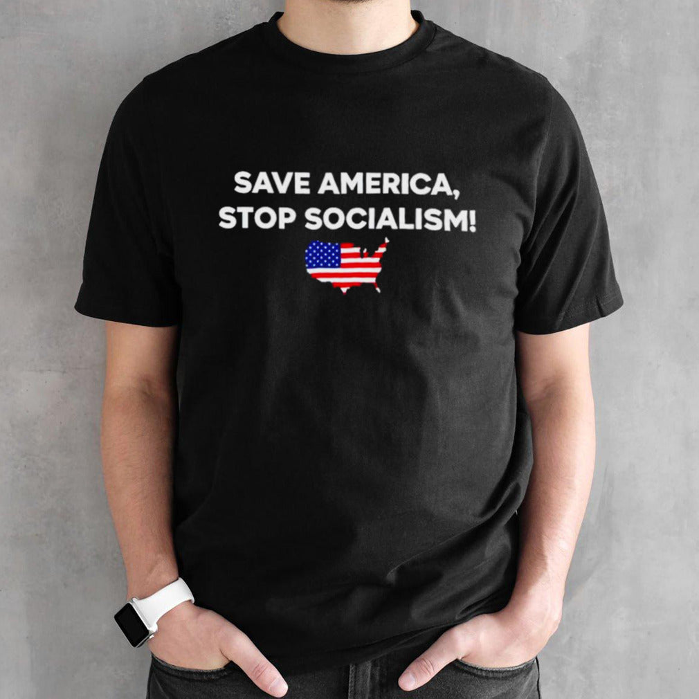 Save America stop socialism USA flag shirts
