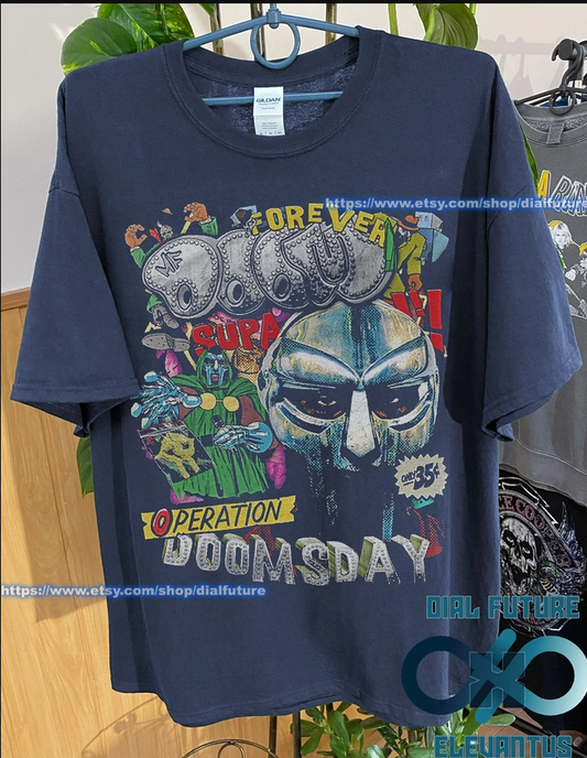 Wholesale Vintage MF Doom Hip Hop Shirt, 90s Rap Sweatshirt Gift