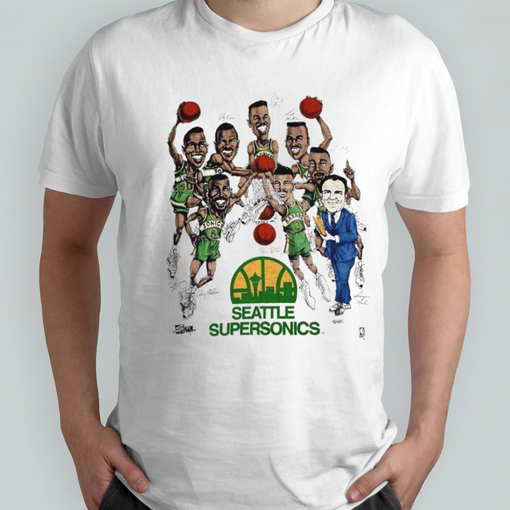 Seattle Supersonics basketball vintage shirts