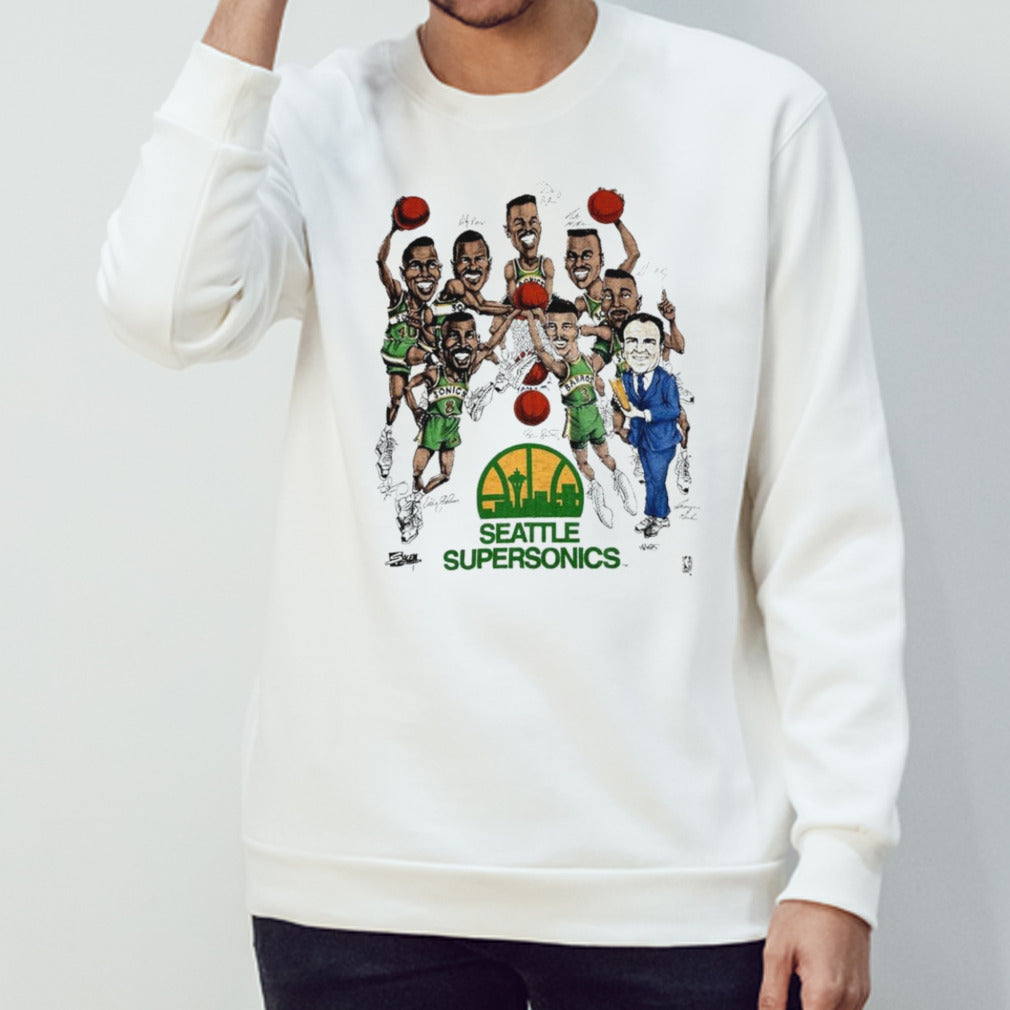 Seattle Supersonics basketball vintage shirts
