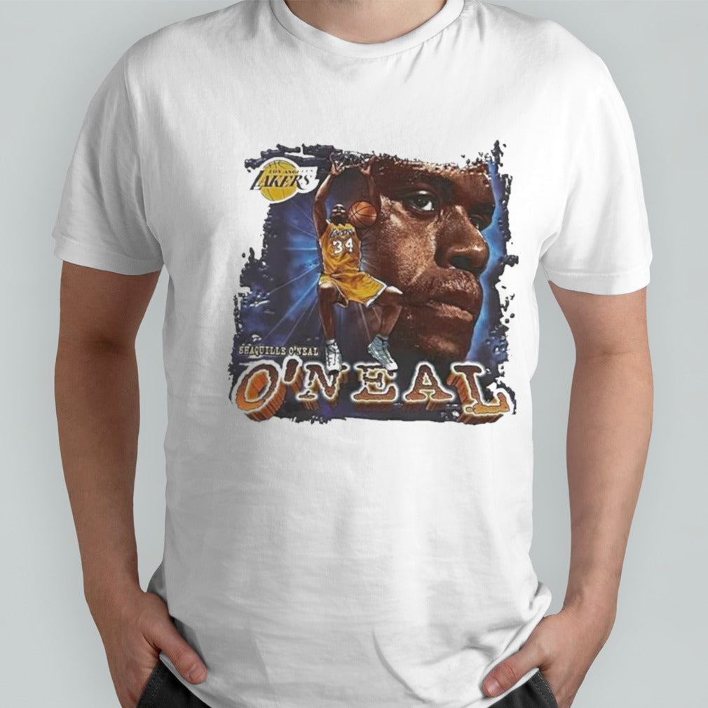 Shaquille Osâ€™neal Los Angeles Lakers vintage T-Shirts