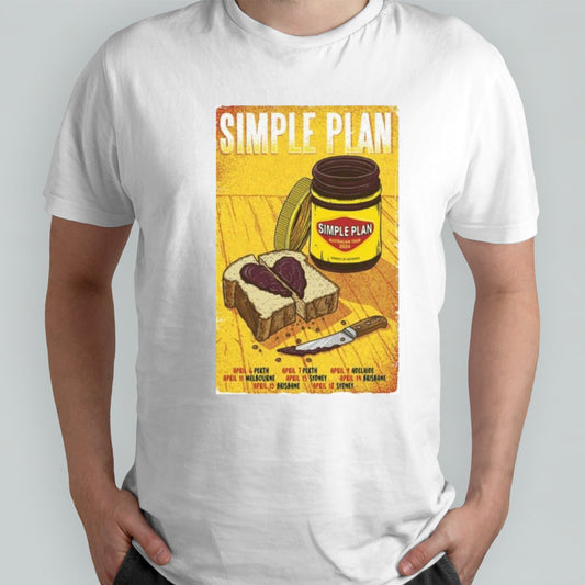 Simple Plan Australian Tour 2024 Shirts