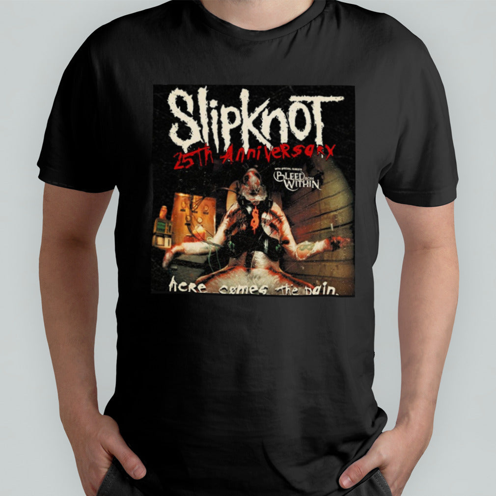 Slipknot 25th Anniversary World Tour 2024 Here Come The Pain shirt