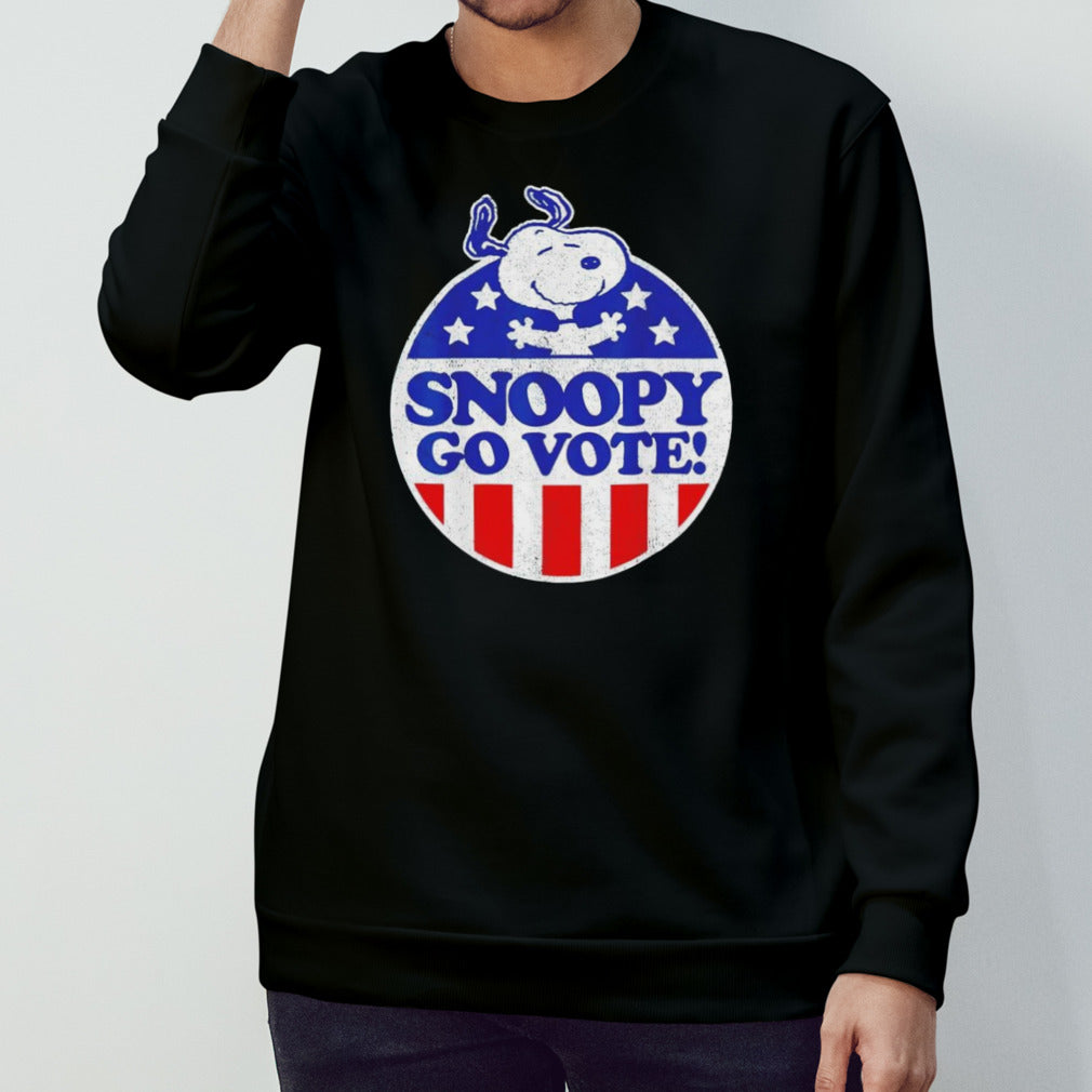 Snoopy go vote USA flag shirts