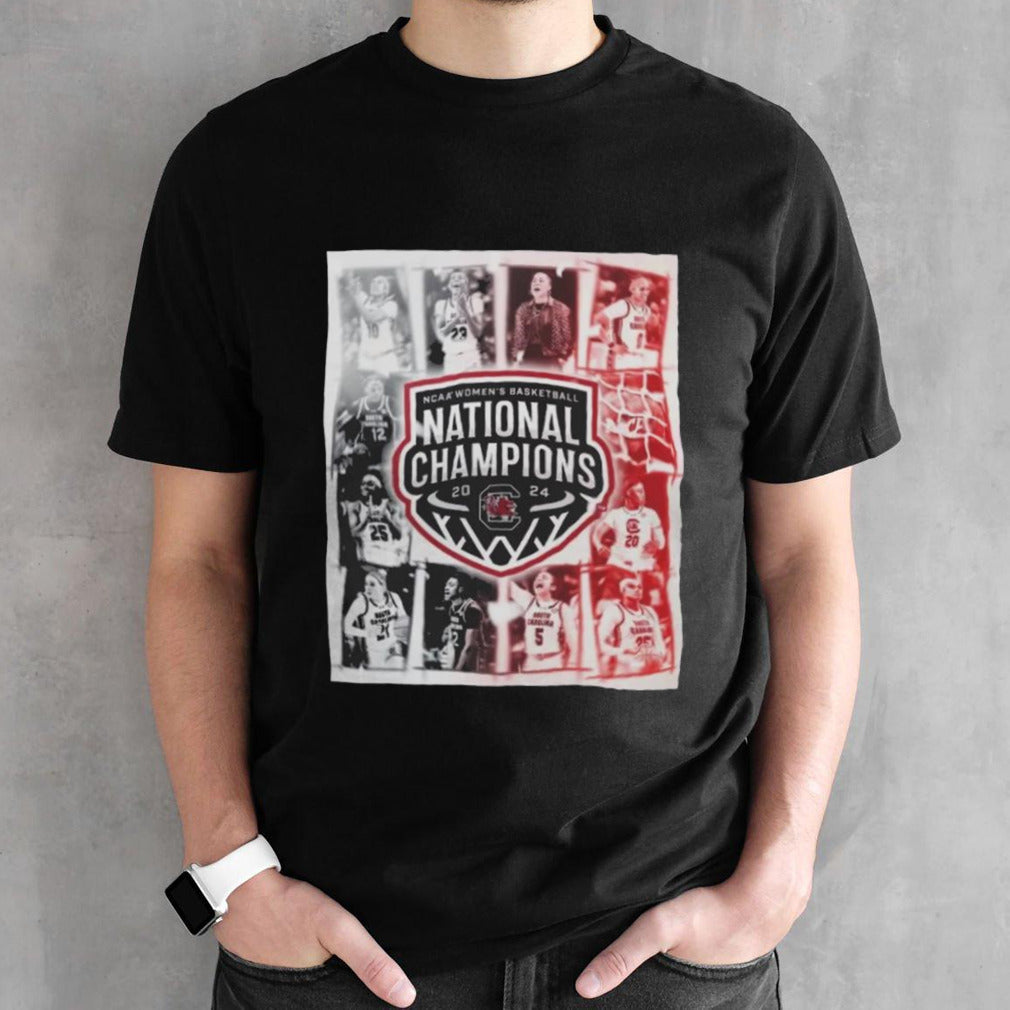 South Carolina Womensâ€™s Basketball National Championship 2024 Photo Poster T-shirts