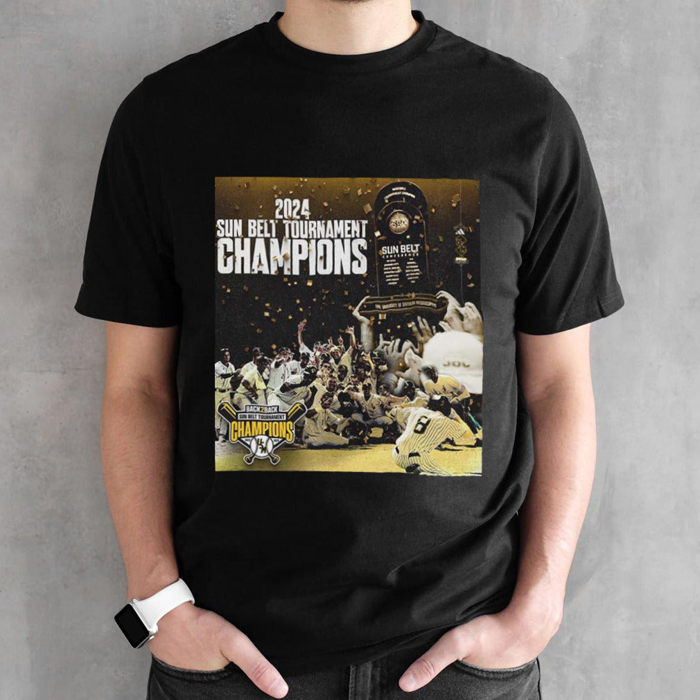 Southern Mississippi Baseball 2024 SBC Conference Tournament Champions shirt