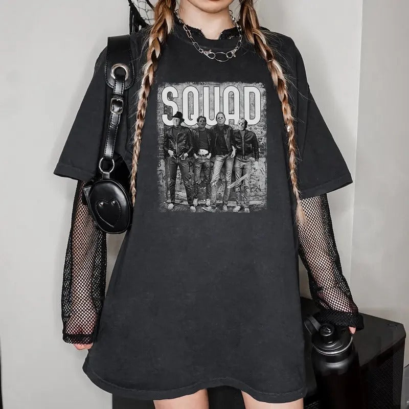 Squad Shirt Jason Voorhees Michael Myers Freddy Krueger Shirt Halloween Movie Shirt Halloween Party Shirt