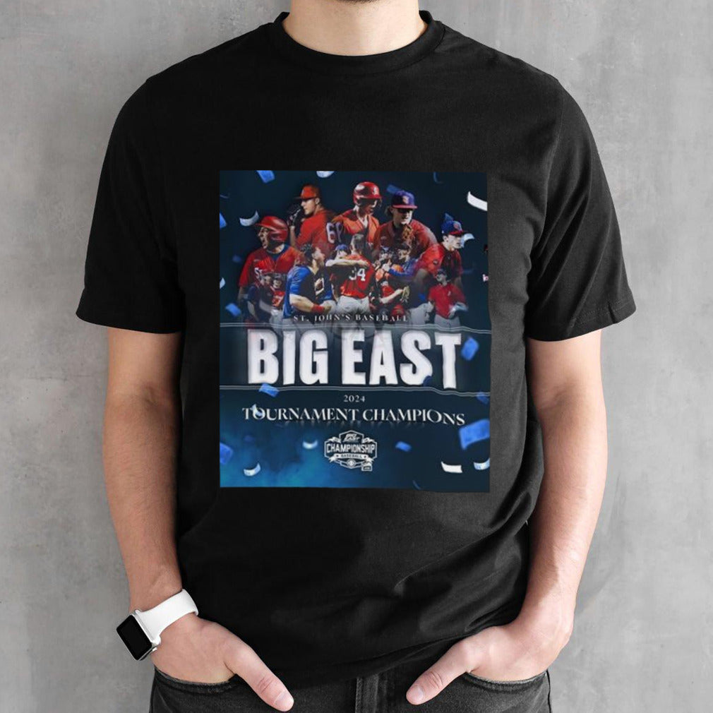 St. Johnâ€™s Baseball 2024 Big East Tournament Champions shirt