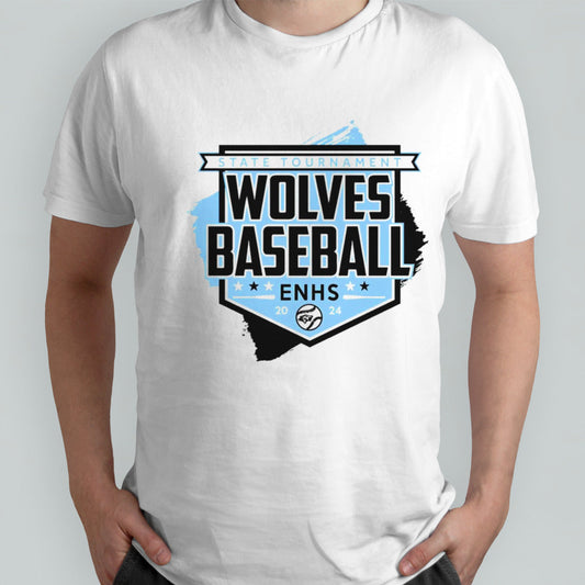 State Tournament Wolves Baseball ENHS 2024 shirt