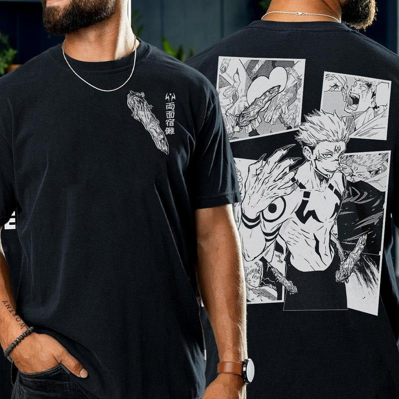 Sukuna Ryomen finger of Sukuna in Manga  t-shirt , Jujutsu Kaisen Anime T-shirt, Anime lover sweatshirt hoodie, Gift for him, gift for Friends, Birthday gift Cotton Menswear, Y2k shirt, trendy design shirt, viral shirt, graphic shirt Long Sleeve Sweatshir