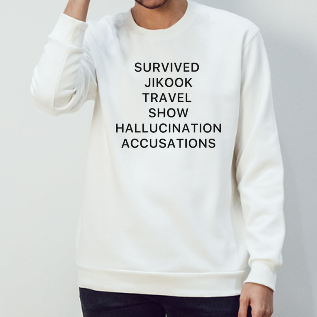 Survived Jikook Travel Show Hallucination Accusations T-shirt