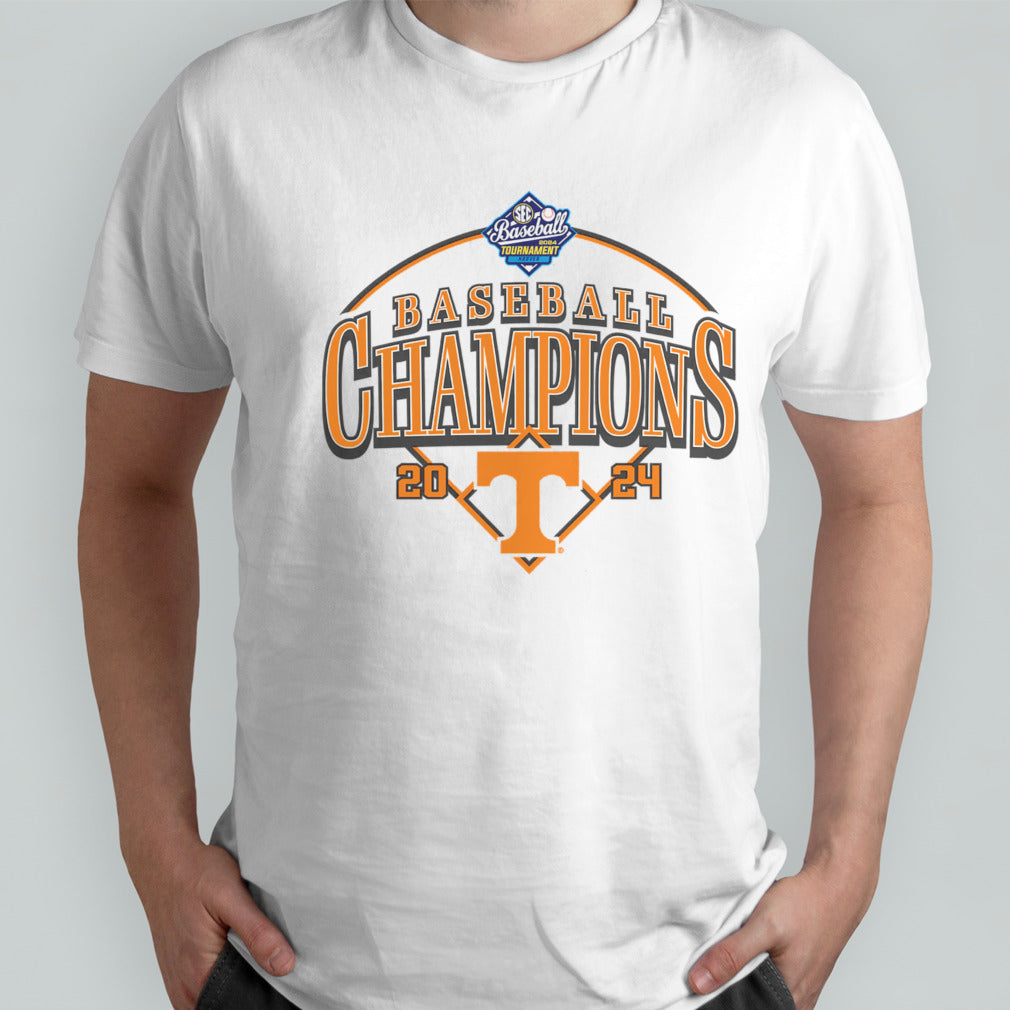 Tennessee Baseball 2024 SEC Conference Tournament Champions Curveball Break shirt