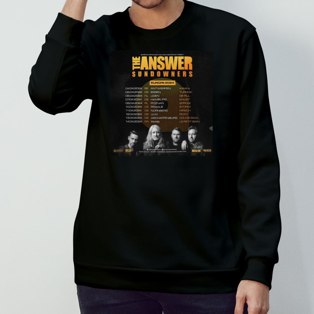 The Answer Europe Tour 2024 Shirts