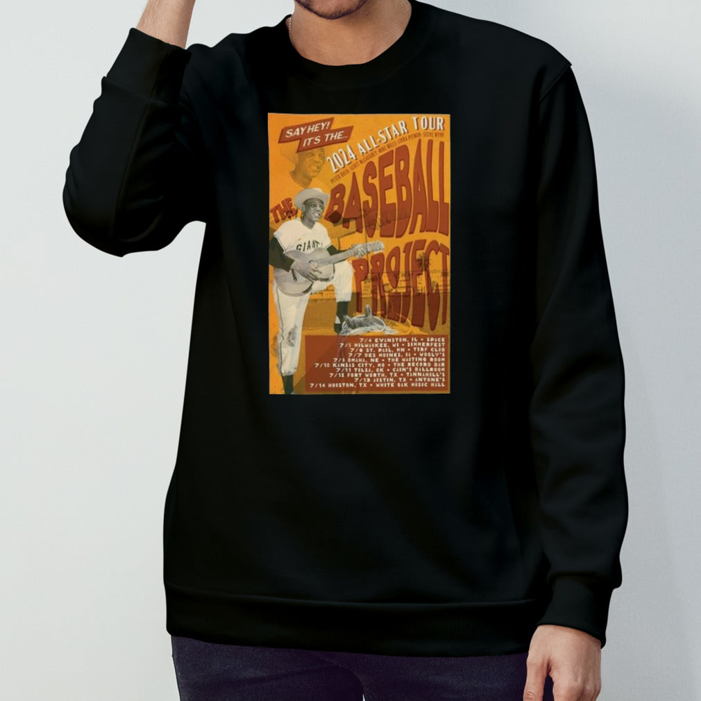 The Baseball Project Say Hey Itsâ€™s All-star Tour 2024 T-shirts