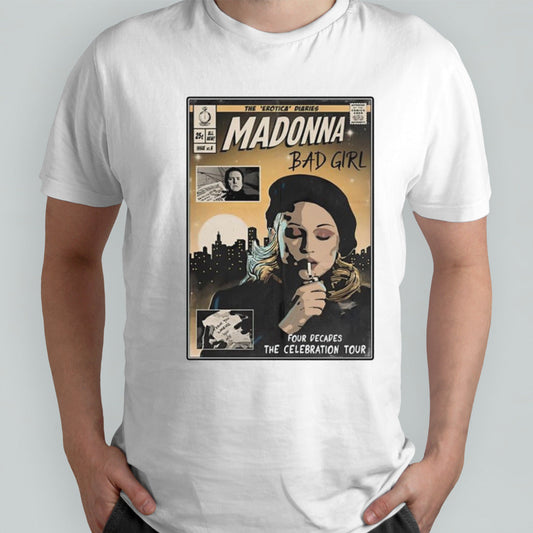 The Erotica Diaries Madonna bad girl four decades the celebration tour shirts