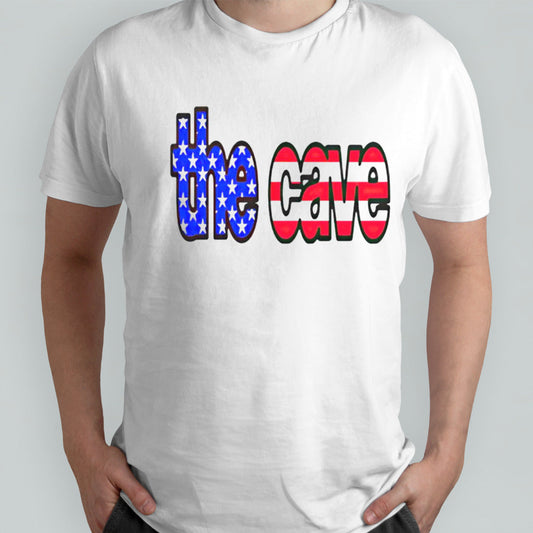 The cave USA flag shirt
