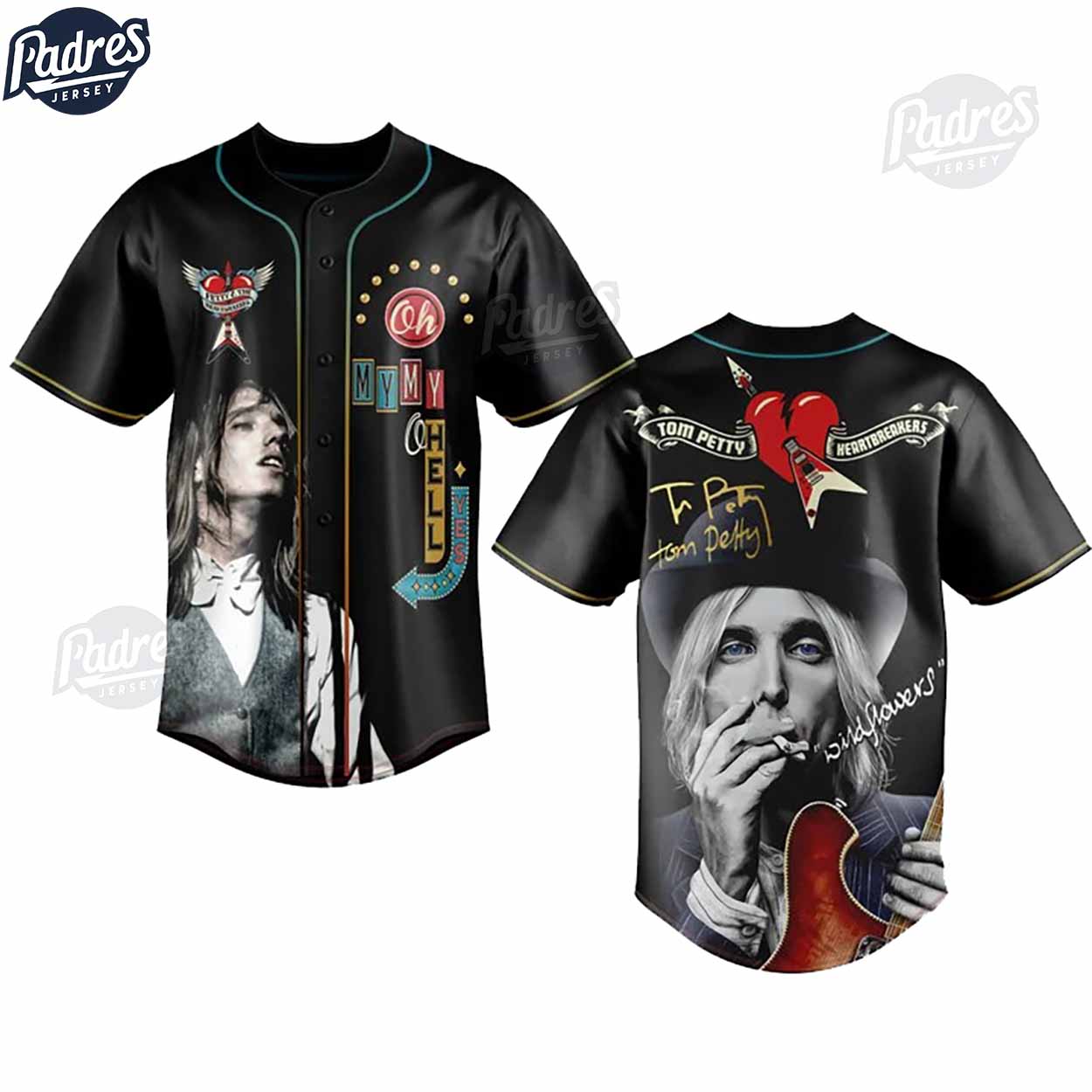 Tom Petty Baseball Jersey Outfit - Padres Jersey Oasis: Elevate Your Baseball Style Game