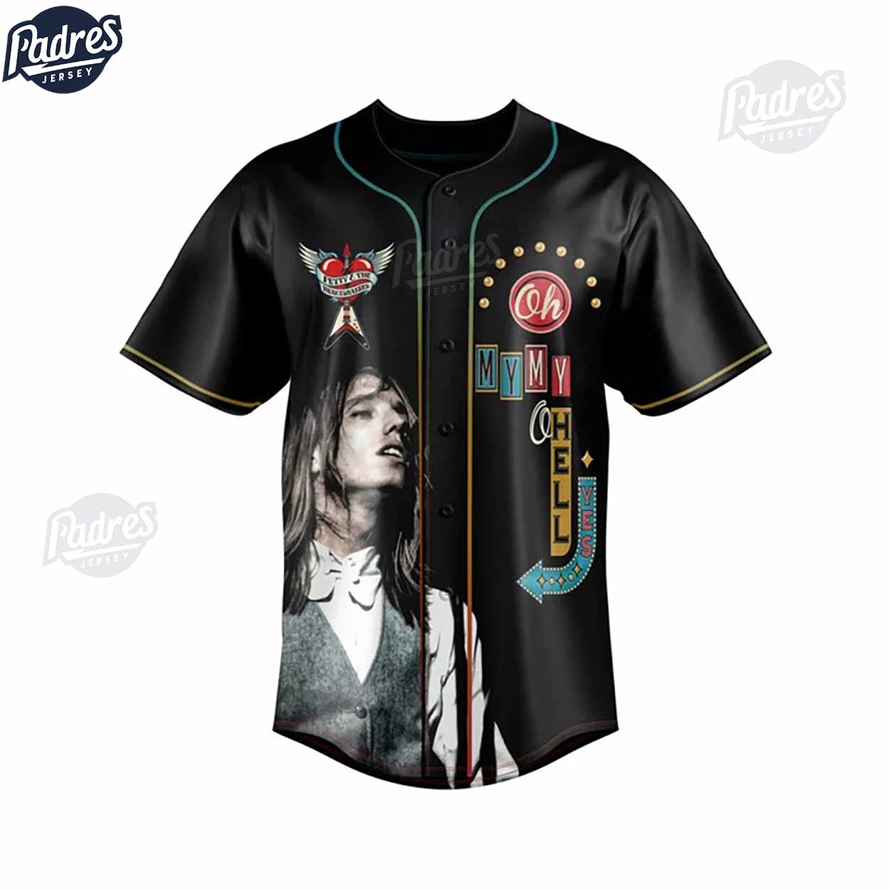Tom Petty Baseball Jersey Outfit - Padres Jersey Oasis: Elevate Your Baseball Style Game