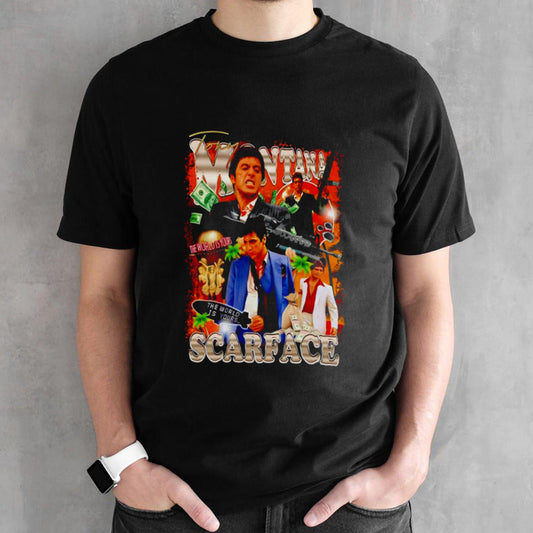 Tony Montana the world is yours graphic shirt