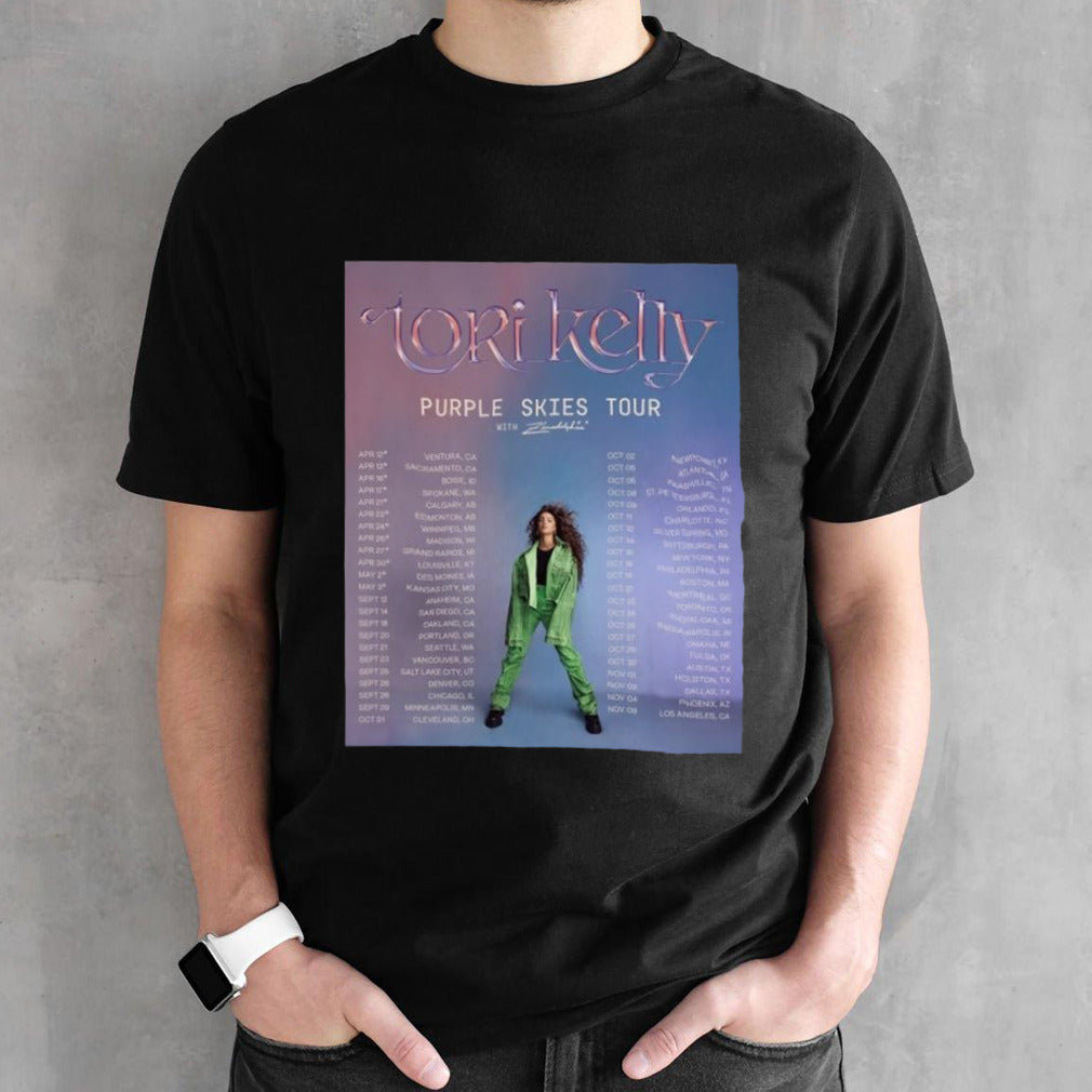 Tori Kelly Purple Skies Tour 2024 Shirts