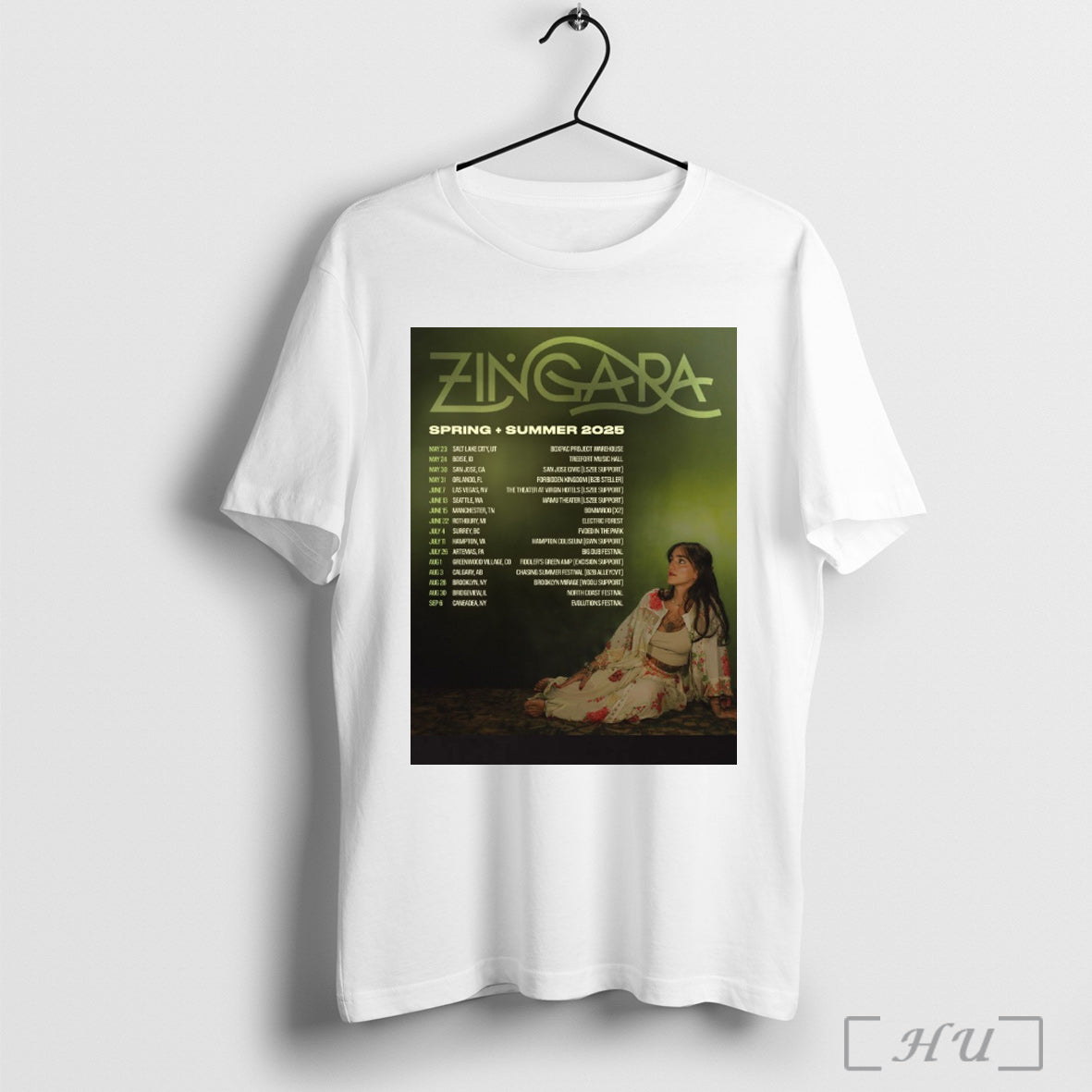 Trending Poster Zingara Spring Summer Tour 2025 May 23 Salt Lake City Ut Boxpac Project Warehouse T Shirt Sweatshirt