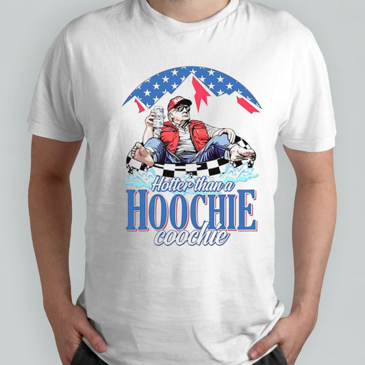 Trump hotter than a hoochie coochie funny shirt