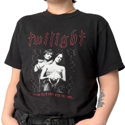 Twilight Tee Goth Alt. Design Relaxed Fit, Cool Gift, Unisex Clothing