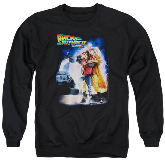 Back To The Future Ii Poster Mens Crewneck Sweatshirt Black
