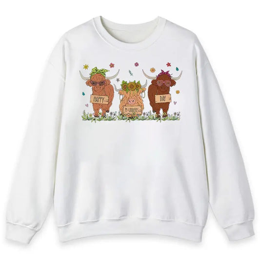 Unisex Cow Mothers Day  T-Shirt  , Sweatshirt  and Hoodie