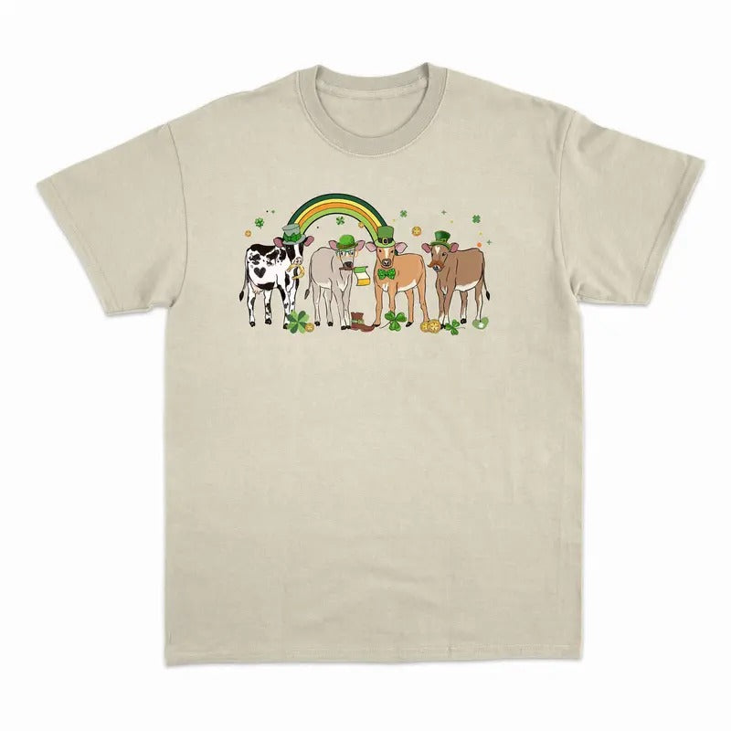 Unisex St Funny cow St Patricks Day   T-Shirt  , Sweatshirt  and Hoodie
